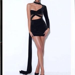 Miss Circle Nadia Cutout Mini Dress